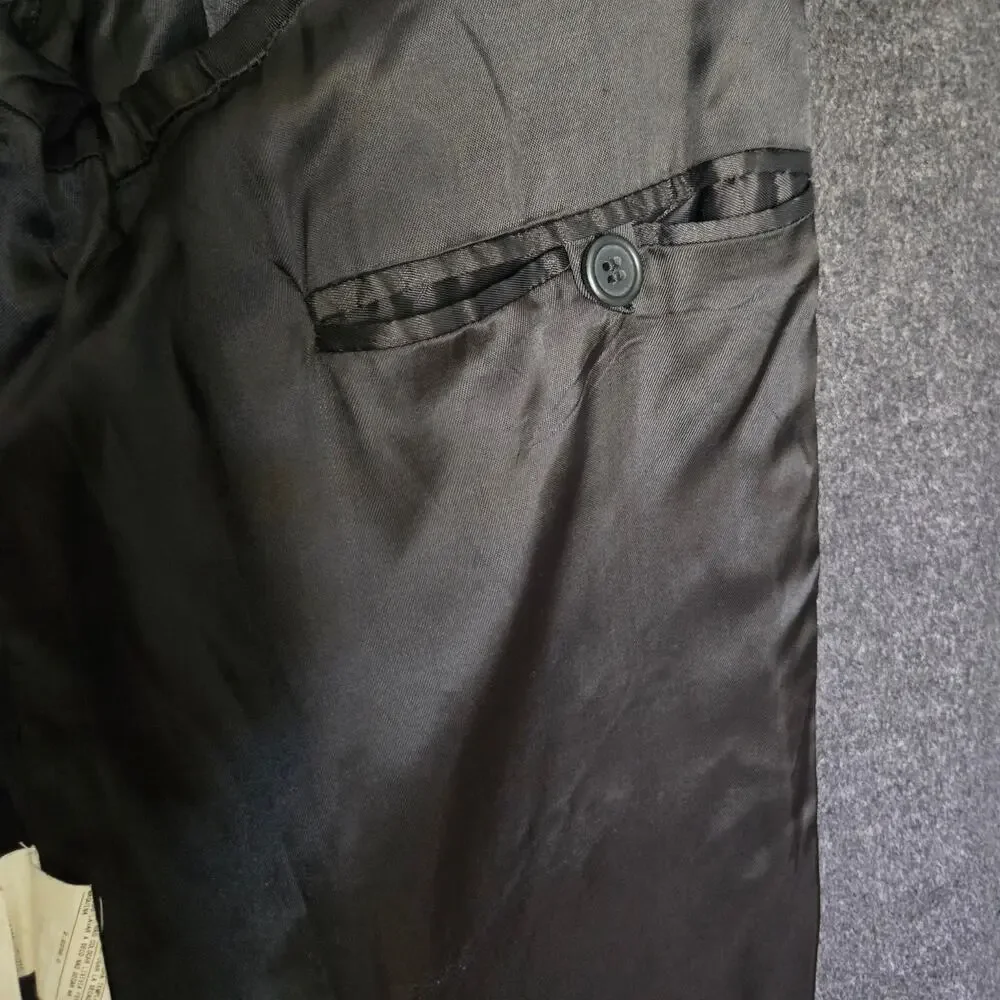 Italian Wool Over Coat Size 46 Benetton - Picture 5 of 9